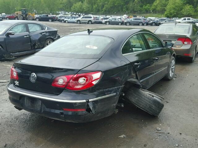 WVWML73C89E542244 - 2009 VOLKSWAGEN CC SPORT BLACK photo 4