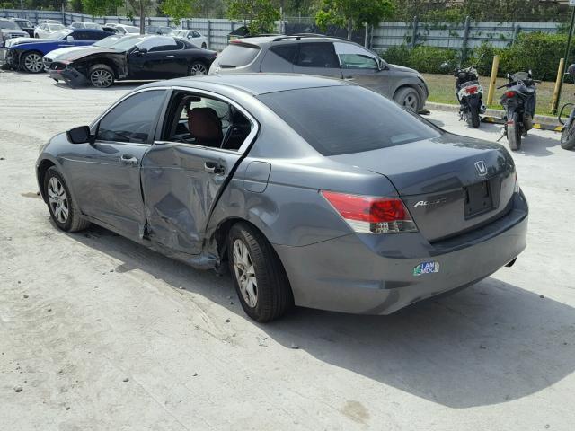 1HGCP26489A076816 - 2009 HONDA ACCORD LXP GRAY photo 3