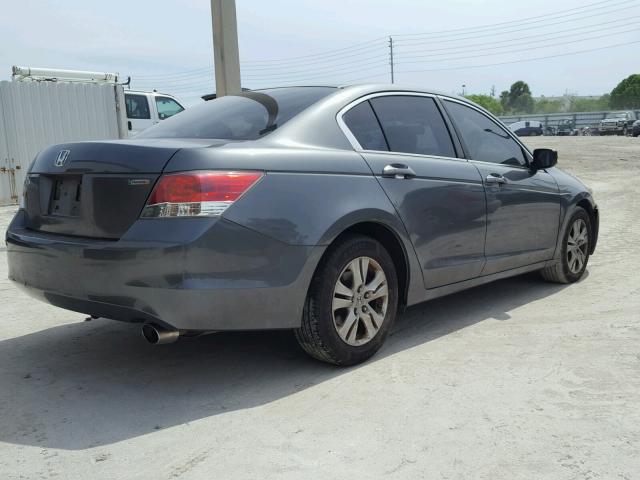 1HGCP26489A076816 - 2009 HONDA ACCORD LXP GRAY photo 4