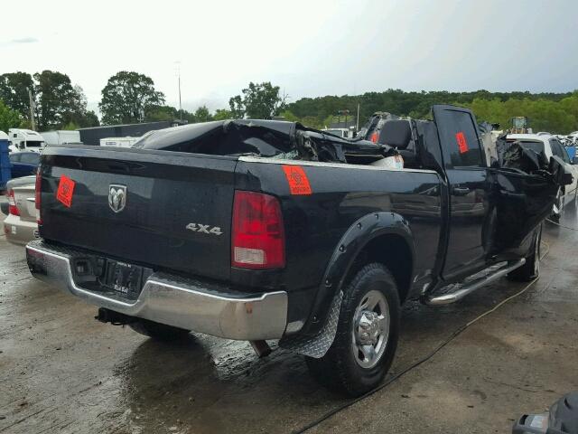 3C6TD5CT1CG187339 - 2012 DODGE RAM 2500 S BLACK photo 4