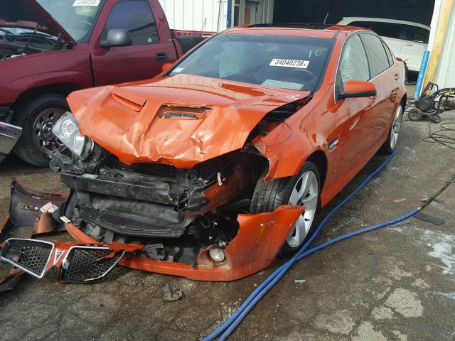 6G2EC57Y58L126457 - 2008 PONTIAC G8 GT ORANGE photo 2