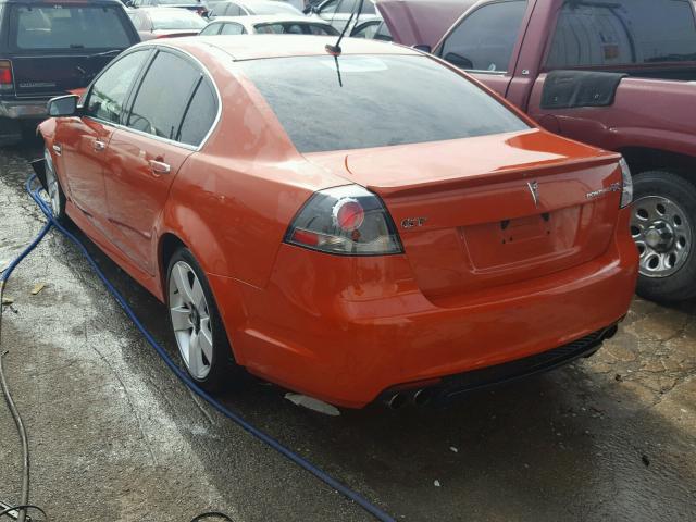 6G2EC57Y58L126457 - 2008 PONTIAC G8 GT ORANGE photo 3