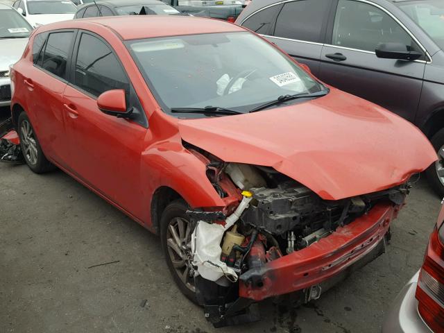 JM1BL1LP7D1731457 - 2013 MAZDA 3 I RED photo 1