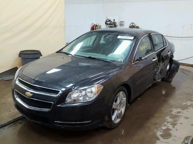 1G1ZC5E06CF224467 - 2012 CHEVROLET MALIBU BLACK photo 2