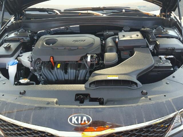 KNAGT4L34H5156444 - 2017 KIA OPTIMA LX BLACK photo 7