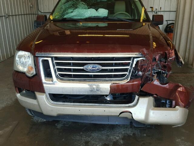 1FMEU74E19UA10093 - 2009 FORD EXPLORER E MAROON photo 9