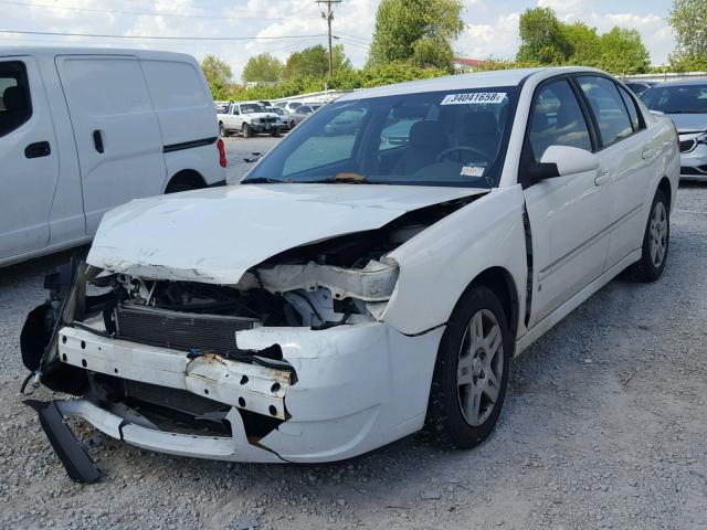 1G1ZT51896F153989 - 2006 CHEVROLET MALIBU LT WHITE photo 2