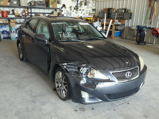 JTHBK262872042663 - 2007 LEXUS IS 250 GRAY photo 1