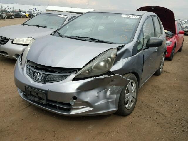 JHMGE8H24AC006337 - 2010 HONDA FIT SILVER photo 2