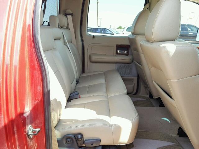 1FTPW14V17KB13494 - 2007 FORD F150 MAROON photo 6