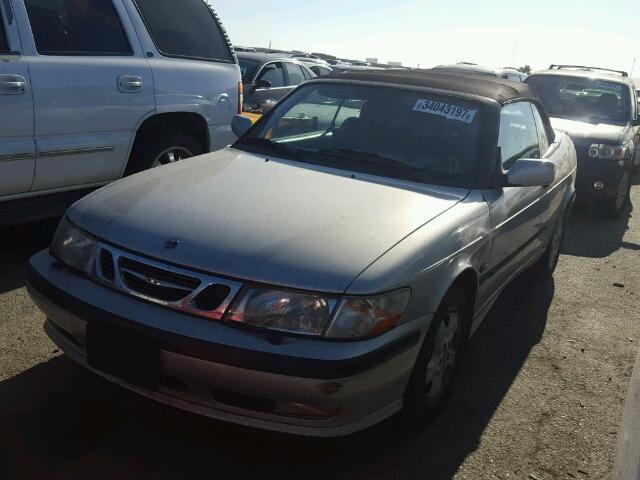 YS3DF78KX17003584 - 2001 SAAB 9-3 SE SILVER photo 2