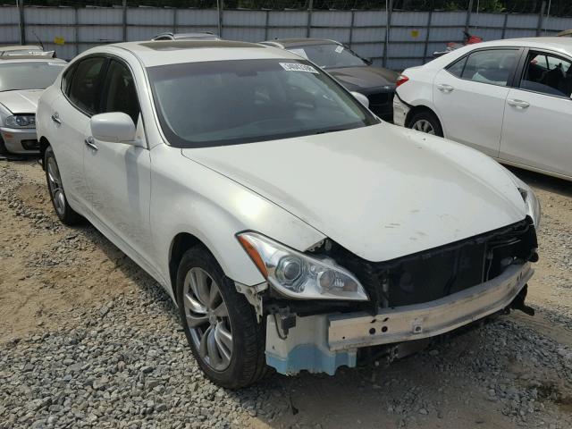 JN1BY1AR3DM601473 - 2013 INFINITI M37 X WHITE photo 1