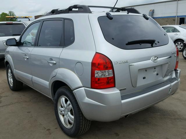 KM8JN72D07U631585 - 2007 HYUNDAI TUCSON SE SILVER photo 3