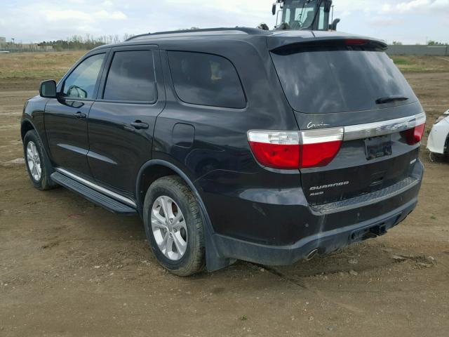 1D4SE4GT2BC617390 - 2011 DODGE DURANGO CR BLACK photo 3