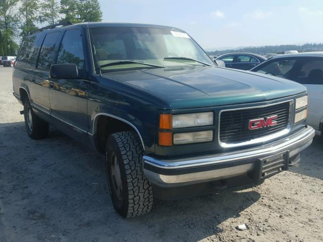 3GKFK16R6VG522400 - 1997 GMC SUBURBAN K GREEN photo 1