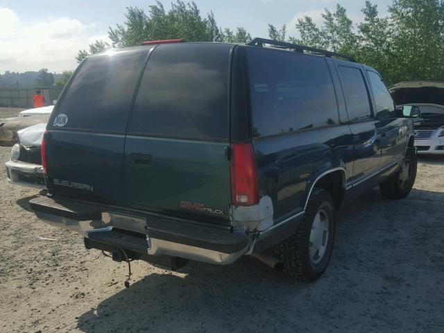 3GKFK16R6VG522400 - 1997 GMC SUBURBAN K GREEN photo 4