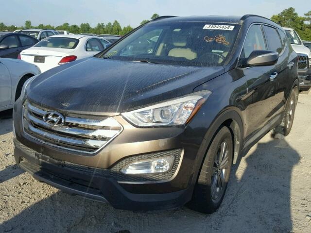 5XYZU3LB3DG113676 - 2013 HYUNDAI SANTA FE S GRAY photo 2