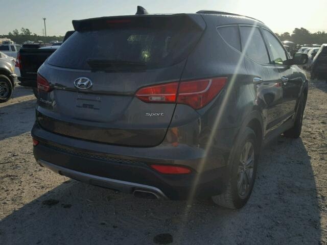 5XYZU3LB3DG113676 - 2013 HYUNDAI SANTA FE S GRAY photo 4