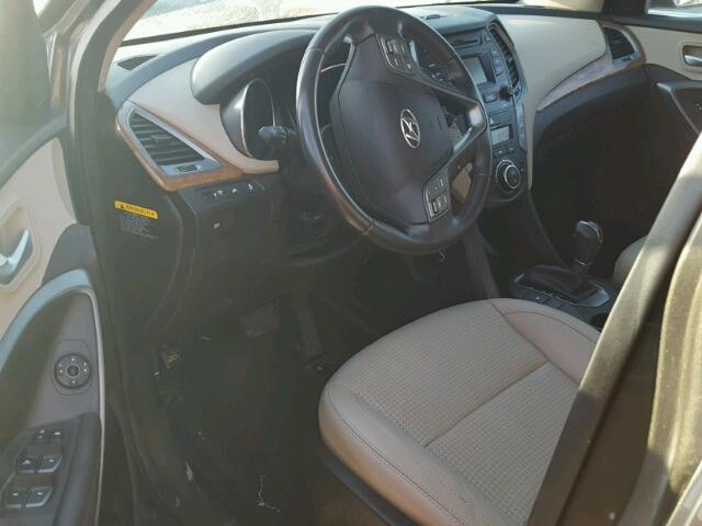 5XYZU3LB3DG113676 - 2013 HYUNDAI SANTA FE S GRAY photo 9