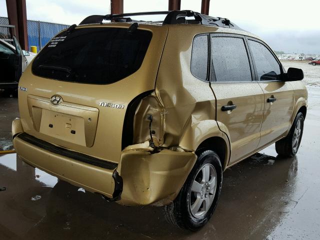 KM8JM12B85U165948 - 2005 HYUNDAI TUCSON GL GOLD photo 4