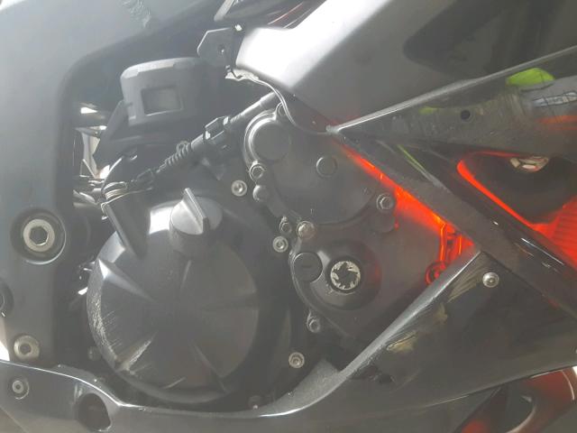 JKAZX4R189A012615 - 2009 KAWASAKI ZX600 R BLACK photo 7