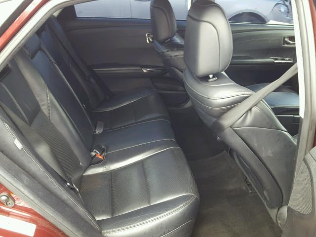 4T1BK1EB1FU186048 - 2015 TOYOTA AVALON XLE BURGUNDY photo 6