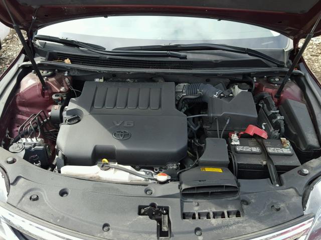 4T1BK1EB1FU186048 - 2015 TOYOTA AVALON XLE BURGUNDY photo 7