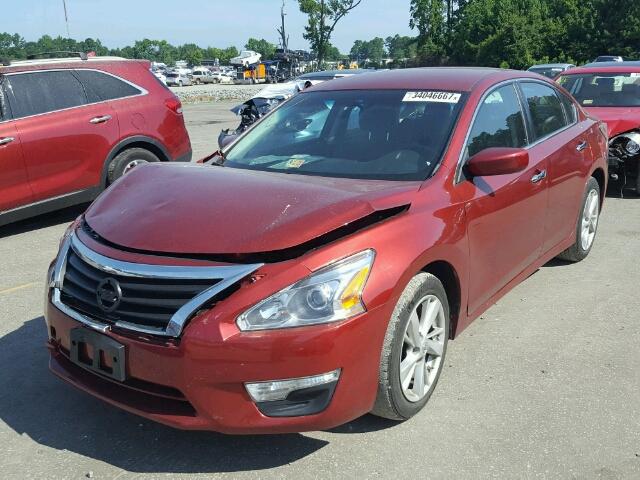 1N4AL3AP4EC160158 - 2014 NISSAN ALTIMA 2.5 RED photo 2