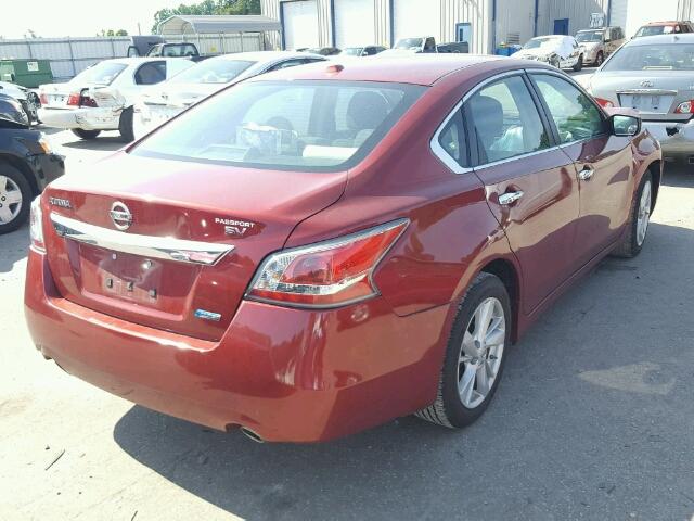 1N4AL3AP4EC160158 - 2014 NISSAN ALTIMA 2.5 RED photo 4