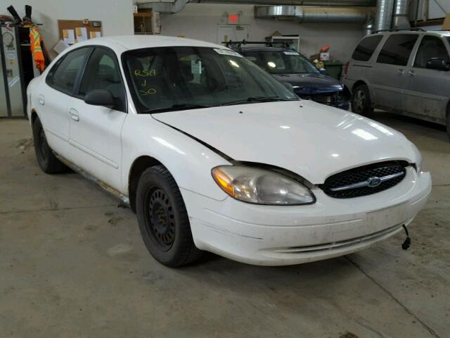 1FAFP52U2YG265837 - 2000 FORD TAURUS LX WHITE photo 1