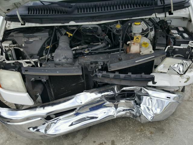 2B6HB11X51K532699 - 2001 DODGE RAM VAN B1 WHITE photo 7