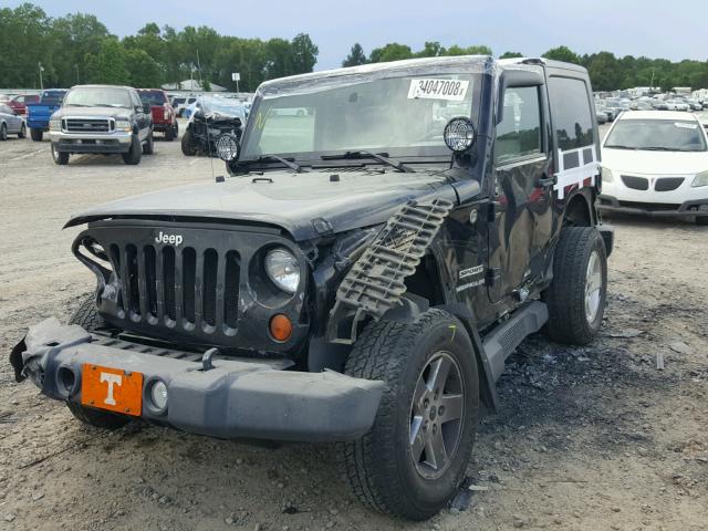 1J4AA2D14AL112620 - 2010 JEEP WRANGLER S BLACK photo 2