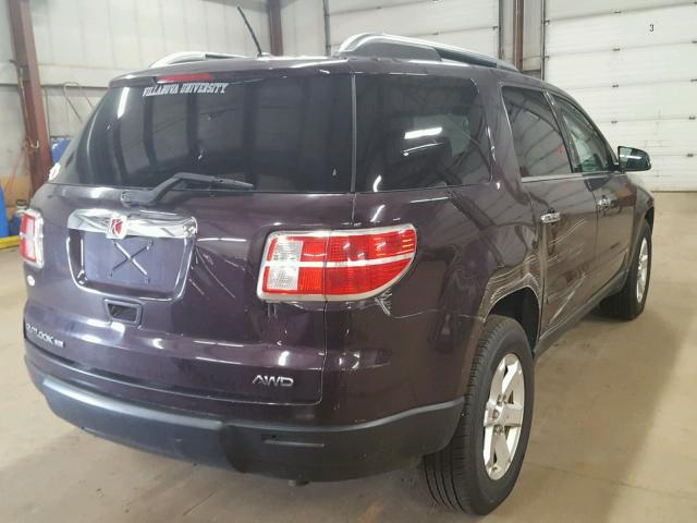 5GZEV23D59J131285 - 2009 SATURN OUTLOOK XR მუქწითელი ფოტო 4