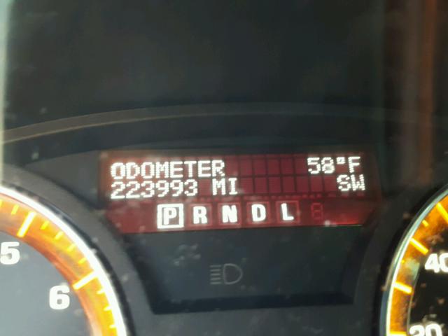 5GZEV23D59J131285 - 2009 SATURN OUTLOOK XR მუქწითელი ფოტო 8