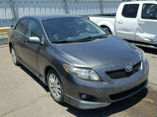 1NXBU4EE4AZ332151 - 2010 TOYOTA COROLLA BA CHARCOAL photo 1