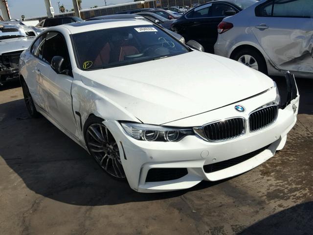 WBA3N7C57EK221599 - 2014 BMW 428 I WHITE photo 1