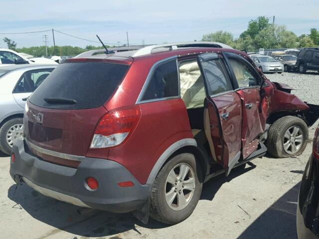 3GSCL33P08S717392 - 2008 SATURN VUE XE RED photo 4