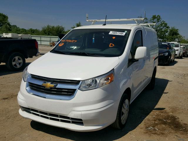 3N63M0ZN7FK718627 - 2015 CHEVROLET CITY EXPRE WHITE photo 2