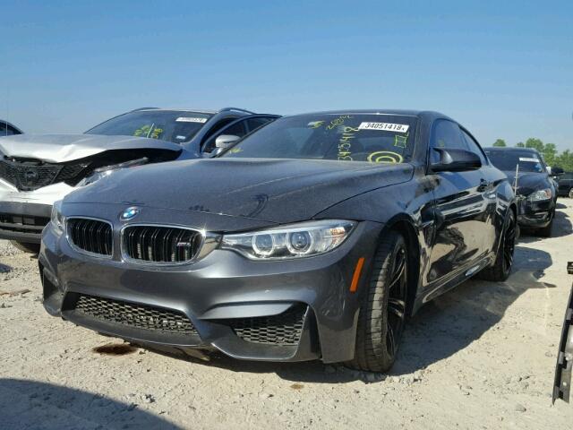 WBS3R9C54FK333662 - 2015 BMW M4 GRAY photo 2