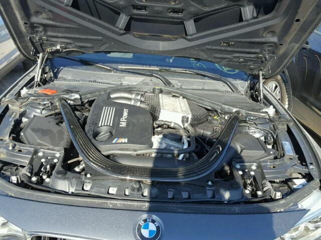 WBS3R9C54FK333662 - 2015 BMW M4 GRAY photo 7