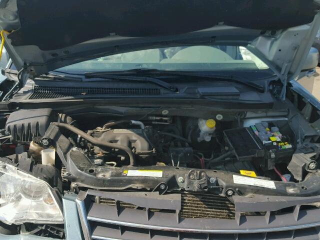 2A8HR54P08R637655 - 2008 CHRYSLER TOWN & COU BLUE photo 7