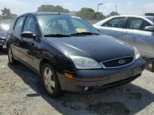 1FAHP37N37W160145 - 2007 FORD FOCUS ZX5 BLACK photo 1