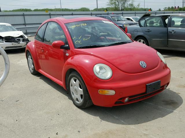 3VWCS21C91M422632 - 2001 VOLKSWAGEN NEW BEETLE 红色 照片 1