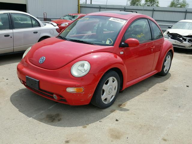 3VWCS21C91M422632 - 2001 VOLKSWAGEN NEW BEETLE 红色 照片 2