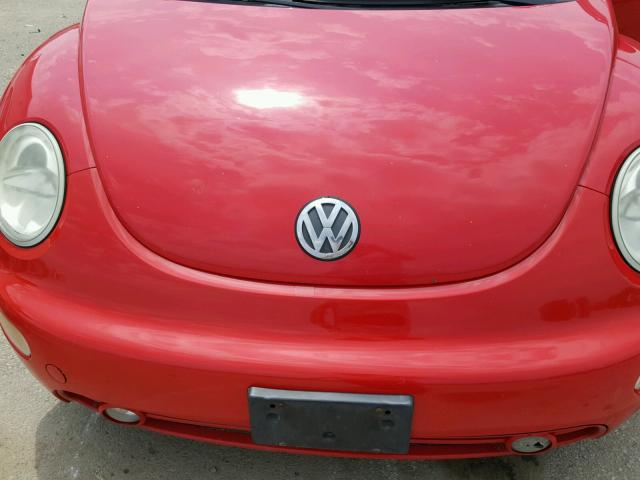 3VWCS21C91M422632 - 2001 VOLKSWAGEN NEW BEETLE 红色 照片 7