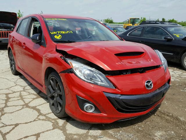 JM1BL1L37D1772653 - 2013 MAZDA SPEED 3 RED photo 1