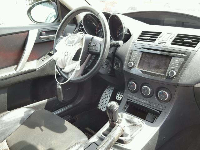 JM1BL1L37D1772653 - 2013 MAZDA SPEED 3 RED photo 9