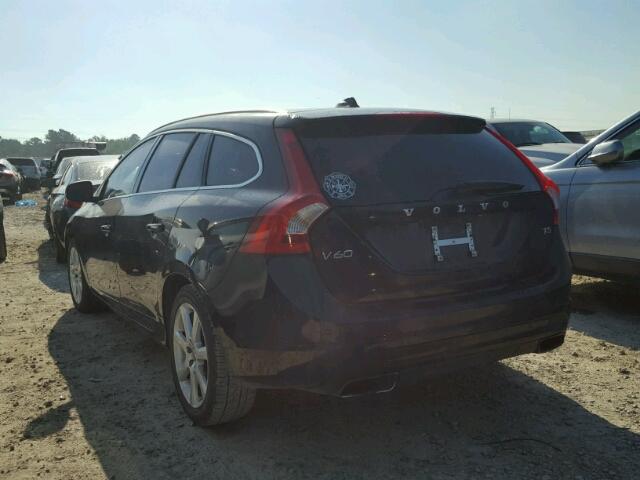 YV140MEK3G1316428 - 2016 VOLVO V60 T5 BLACK photo 3