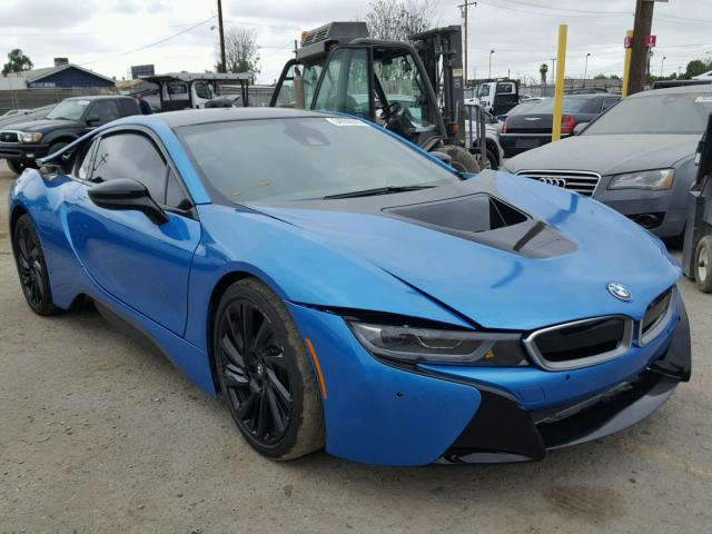 WBY2Z2C56GV676112 - 2016 BMW I8 BLUE photo 1