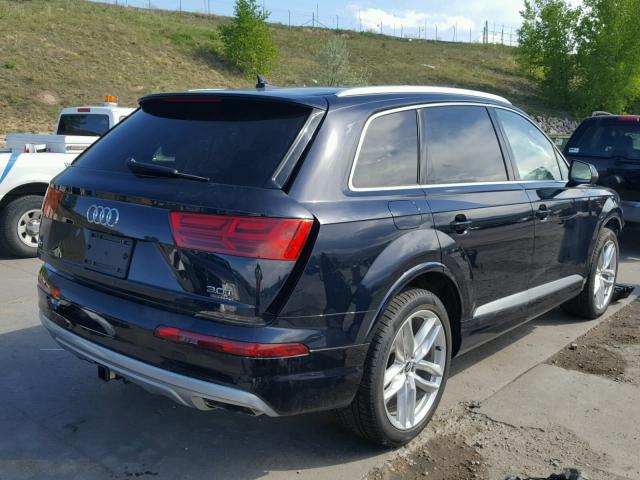 WA1VAAF72HD034114 - 2017 AUDI Q7 PRESTIG BLACK photo 4